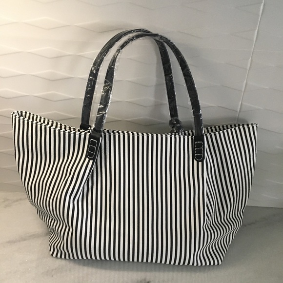 βSOLDβ Folli Follie NIB Urban Stripe Tote,Pouch & Dustbag - Picture 15 of 16